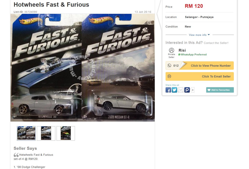 Illustration for article titled The less-than-fun part of Malaysian Hot Wheels collecting